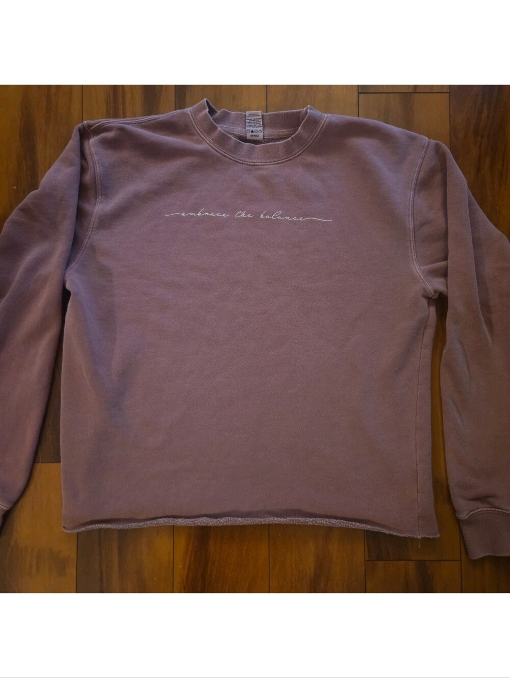 Club Pilates - Mauve Embrace The Balance Pullover